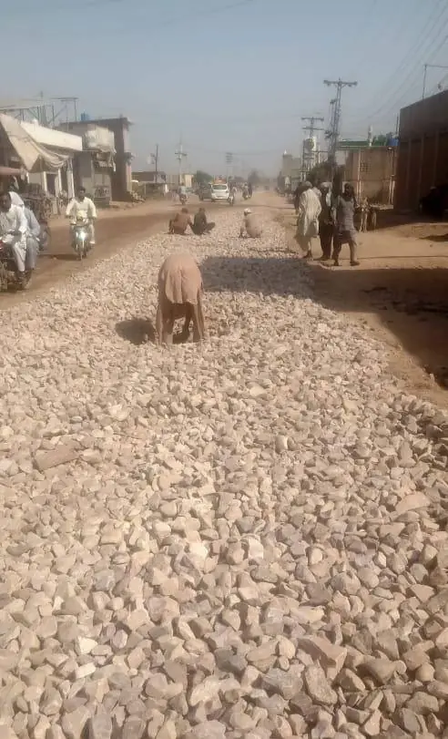 Stone aggregate base layer